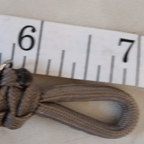 Elegant Parachute Cord Brown Heart Bracelet.